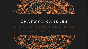 Orange and Spices - soy wax candle