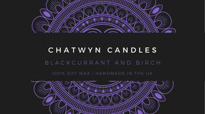 Blackcurrant and Birch - soy wax candle