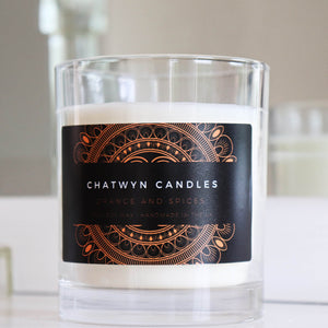 Orange and Spices - soy wax candle