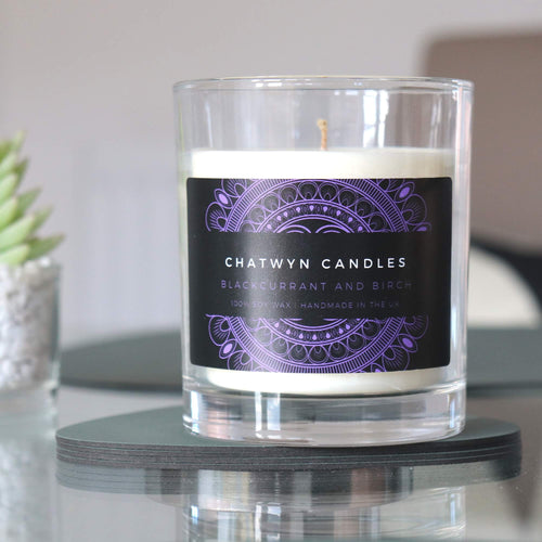 Blackcurrant and Birch - soy wax candle